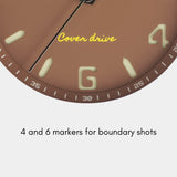 The Pitch wristwatch features 4 and 6 markers on the dial, inspired by boundary shots in cricket.