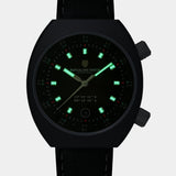 Earthshine wristwatch with C3 Super-Luminova® Grade A, offering enhanced visibility in low-light conditions.