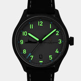 MACH 1 Admiral wristwatch featuring C3 Super-Luminova® Grade A for enhanced visibility in low-light conditions.