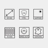 MACH 1 Avalanche wristwatch built with matte-black PVD-coated case and aviation-inspired design elements for durability and style.