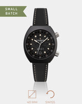 Apogee Visitor - India’s space-inspired wristwatch featuring a Muonionalusta meteorite dial and Cerasteel™ case.