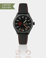 MACH 1 Synchro – A Limited edition pilot watch with a unique 9-aircraft diamond formation on the dial.