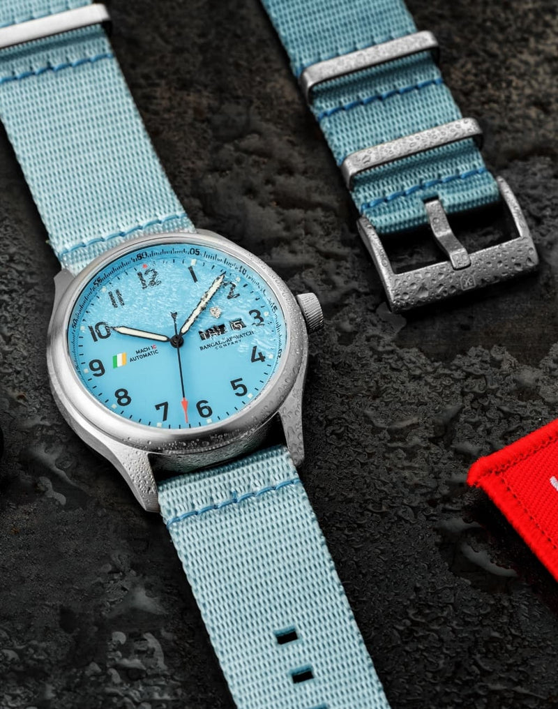 Nicobar Blue Waterproof, Steel Buckle